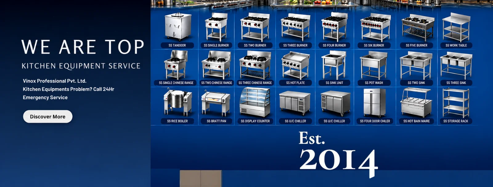 Hotel Kitchen Equipment Manufacturers near me